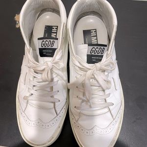 Golden goose high star white leather platform sneaker- lyst. Gently worn sneaker